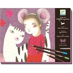 Atelier crayons aquarellables