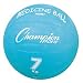 Champion Sports Rubber Medicine Balls - Lighter (Blue, 15.43-Pounds)