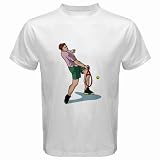 Men's Customized SPORTS TENNIS 100% Cotton White T-shirt