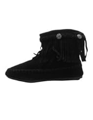 Apparel: Blancho Girls Little Kid Tassels Ankle Boots Black 3 M US