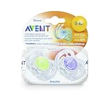 Avent Contemporary Freeflow Silicone Pacifiers 0-6... by Philips Avent