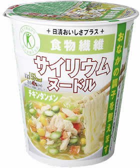 Cover image : 日清 サイリウムヌードルチキンタンメン 50g×3個
