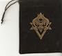 Black Velour Cloth Dice / Coin / Token / Money Purse / Storage Bag Small (3 x 5) - World of Warcraft - Holds Approximately 20 Dice