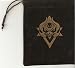 Black Velour Cloth Dice / Coin / Token / Money Purse / Storage Bag Small (3 x 5) - World of Warcraft - Holds Approximately 20 Dice