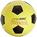 Sportime Super-Safe Soccer Ball, 8 Inches, Yellow and Black - 009554