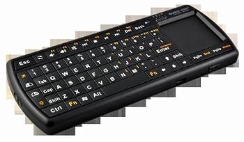 Magic-Pro ProMini 2 Wireless Bluetooth Keyboard (Built-in TouchPad/Laser Pointer) - Black