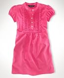 Ralph Lauren Girls Dress, Little Girls Ruffled Dress