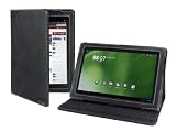 Produkt-Bild: Cover-Up "Version Stand" Ledertasche mit Mehrfachansicht f&uuml;r Acer Iconia Tab A500 / A501 10,1 zoll Tablet in Schwarz