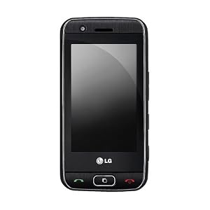 LG GT505  Unlocked 3G Cell Phone with 5 MP Camera, Touch Screen, Stereo Bluetooth and Wi-Fi –International Version with Warranty (Black)