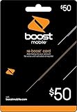 Boost Mobile $50.00 Reboost Refill Card(Mail Delivery)
