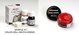 Tarrago Self Shine Color Dye Kit with Preparer No.12 Red and 1 jar of Shoe Cream