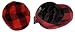 RED and BLACK PLAID CABBIE BERET HAT