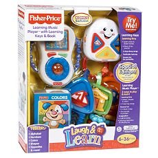 Fisher-Price Laugh and Learn Learning Music Player with Learning Keys and Book by 