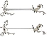 Love Nipple Bar Body Jewelry Pair