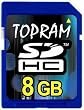 8GB SDHC Card for Canon, Nikon Digital Camera by TOPRAM