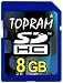 8GB SDHC Card for Canon, Nikon Digital Camera by TOPRAM
