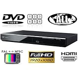 パナソニック Panasonic DVD-S700 リージョンフリーDVDプレーヤー(PAL/NTSC対応) 全世界のDVDが視聴可能 【輸入販売店限定保証書／HDMIケーブル／変換プラグ／世界のリージョンコード＆映像方式ガイド）付属】 (並行輸入品)