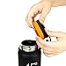 45 Degree Latitude Stainless Steel 24 oz Water Bottle Best for Hot or Cold Drinks Premium Grade Ideal for Sports & Outdoor Use Black