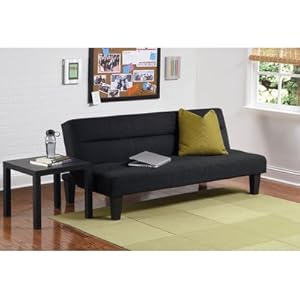 Kebo Microfiber Living Room Collection Color: Charcoal