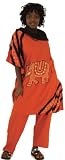 3 Piece Orange Elephant Pant Set