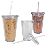 I Am Not a Plastic Cup Plastic Acrylic Tumbler ECO CUP on Ice with Straw
