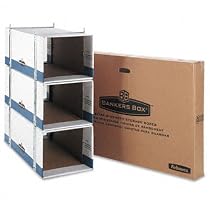 Stax Cubes, Legal/Letter, Steel Frame, 13-3/4 x 33 x 11-1/4, White/Blue, 6/Ctn