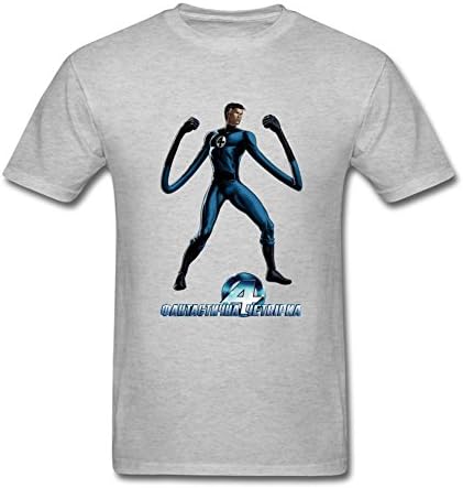 Tution T shirt Customized Fantastic Four Disposable Sunshine Men T shirt Grey Short Sleeve S