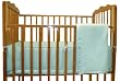 American Baby Company 3-Piece Cotton Percale Porta-Crib Set, Blue