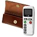 Original MTT Quertasche fuer / Doro HandlePlus 334gsm / Horizontal Tasche Ledertasche Handytasche Etui mit Clip und Sicherheitsschlaufe* in der Farbe Braun