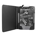 Decrescent Premium Folio Book Style Case with Integrated LED Reading Light and Magnetic Closure for New Amazon Kindle 4 6" 2011 Generation - Black