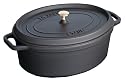 Staub 1101125 Cocotte / Bräter oval 11 cm, schwarz