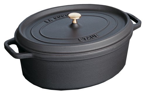 Staub ミニココット オーバル 11cm ブラック 40500-111(1101125)