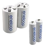 eneloop D Adapters (includes 2AA)
