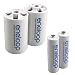 eneloop D Adapters (includes 2AA)