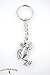 Tree Frog Fine Pewter Silver Keychain Key Chain Ring
