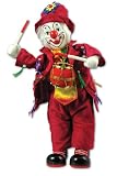 Clown Figurine Music Box With Drum