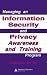 Managing an Information Security and Privacy Awareness and Training Program