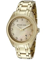 Michael Kors Womens MK5310 Gold Mother-Of-Pearl Watch