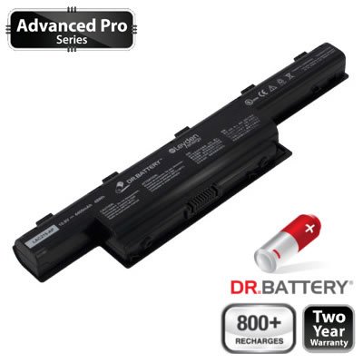 Dr. Battery Advanced Pro Series Laptop / Notebook Battery Replacement for Gateway NV59C50u (4400mAh / 48Wh) 800+ Imputation Cycles. 2 Year Warranty