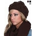 Distressed - Strickm�tze Ballonm�tze versch. Farben