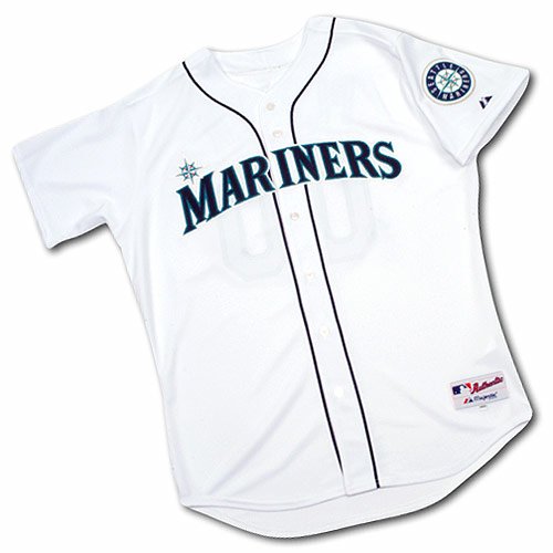 Seattle Mariners Authentic Majestic Home Baseball Jersey