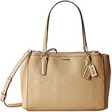 COACH Women's Madison Saffiano Small Christie Light/Tan