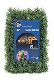 SANTA'S BEST CRAFT IMPORT GE-5 84605 LIGHTED GARLAND 12' MULTI COLOR BULBS