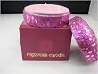 Ragmala Beaded Candle In Paper Box - Rose Du Matin