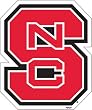 North Carolina State Wolfpack 12" Vinyl Magnet Set Of 2 - Magnet Nc State