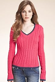 Angel V-Neck Cable Knit Jumper