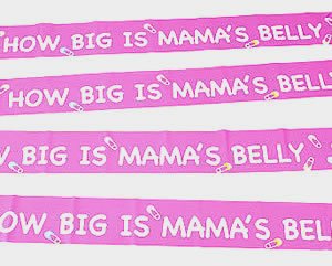 How Big is Mama's Belly ~ Baby Shower Game