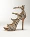 Delaney Snake Strappy Sandal - NATURAL (7)