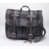 Wool Medium Field Bag Color: Red / Black