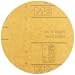 3M Hookit Gold Paper Disc 216U, Hook and Loop Attachment, Aluminum Oxide, 5" Diameter, P600 Grit (Pack of 100)